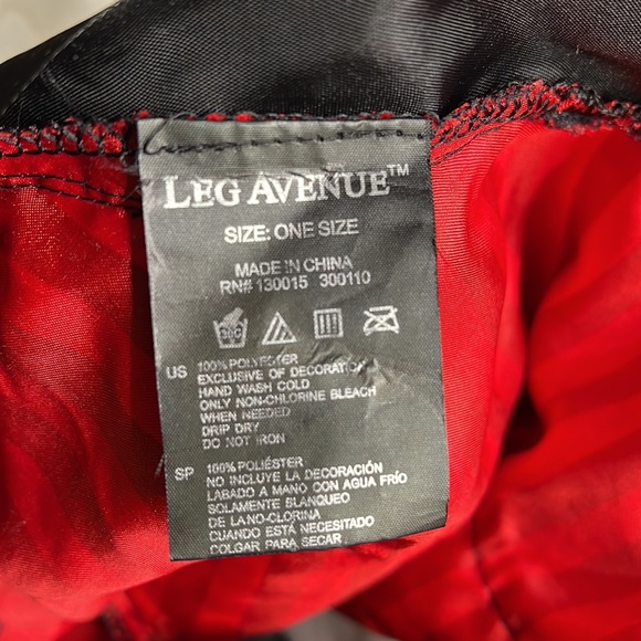 Lace Trimmed Satin Like Striped Bustle Skirt - Picture 10 of 14